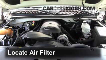 Cabin Air Filter Replacement: 2003 Chevrolet Silverado 1500 LS 5.3L V8